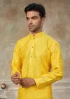 Outluk Vol 139 Mens Digital Printed Silk Kurta Pajama Wholesale Maunfacturers